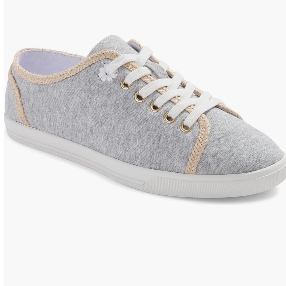 Jack Rogers Sneakers Lia Rope Sneaker in Grey Jersey Sz 9.5 NEW IN BOX NIB